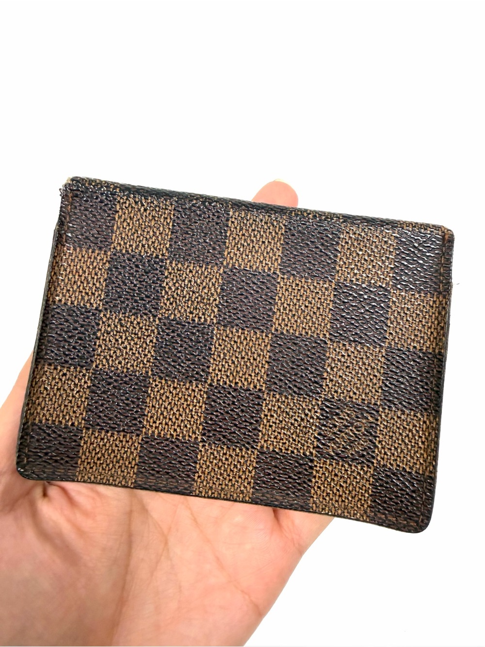 Authentic Louis Vuitton Damier Ebene Bifold Wallet